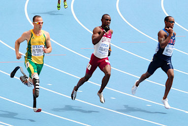 The Court of Arbitration for Sport ruled that his blades do not give him an unfair advantage.