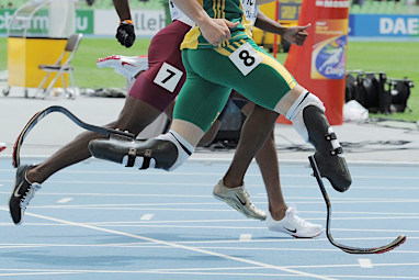 <b>South African double amputee Oscar Pistorius’ historic athletics career is on hold after he was sentenced to five years in prison for killing his girlfriend. </b><br/><br/>Before shooting Reeva Steenkamp dead on Valentine’s Day 2013, Pistorius competed in both the individual 400m and also the 4 x 400m relay in London in 2012. He managed to qualify for the semi-finals in the individual event while the South African relay team he was a part of reached the final.   <br/> <br/>As well as his historic achievement of competing on the Olympic stage, Pistorius is also a six-time Paralympics gold medallist.<br/><br/>(AAP Images) <br/>