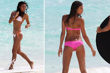 Irina became the face of swim label Luli Fama in 2011. (scoopcelebrity.com)