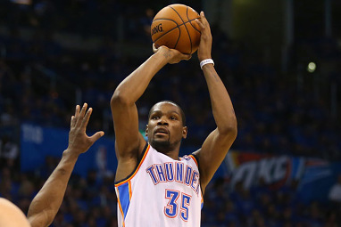 <b>When it comes to sponsorship deals no one ever outshoots a US basketballer and the NBA's reigning most valuable player, Kevin Durant, is set to be king of the hill.</b><br/><br/>The Oklahoma City star has just been offered one of the biggest ever sporting contracts - a monstrous $265-$285 million deal with sportswear company Under Apparel, which is three times his deal with Nike. <br/> <br/>Here's sport's top 10 sponsorship deals - headed by the legendary Michael Jordan.<br/>