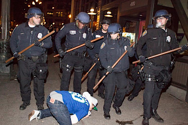 Like all good parties, the police brought it to an end.