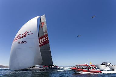 It would be the eighth time the boat has taken line honours. (AAP)