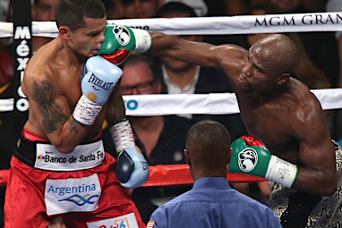 Mayweather was a heavy favourite coming into the bout in Las Vegas.