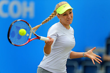 She is currently ranked 127 in the world but has been as high as 62 in 2013.