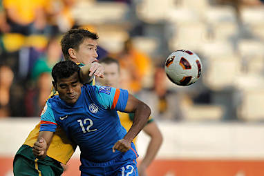 In the first match, the Socceroos beat India 4-0.