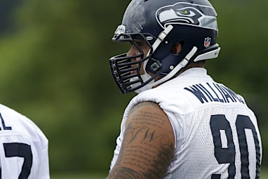 Injured Jesse Williams is still eyeing his NFL debut. (AAP)