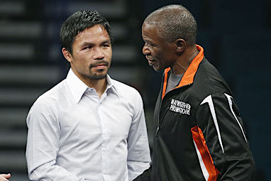 He congratulated his rival's trainer and father, Floyd Mayweather Senior.