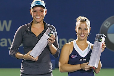 She beat Dominika Cibulkova to win the Malaysia Open in 2014.