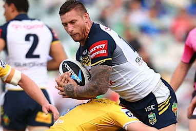 Tariq Sims quit North Queensland to play for Newcastle.