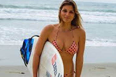 She suffered a broken leg and had to be resuscitated on the beach.
