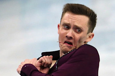 <b>It's one of the most elegant and beautiful Winter Olympic sports – until you view it in freeze frame.</b><br/><br/>That's when figure skating gets really freaky.<br/><br/>Photos captured at the Sochi Games show these graceful athletes looking more like perverts, zombies and deranged serial killers.<br/><br/>Click through to see the most shocking examples of skaters caught making horrendous expressions while going for gold.