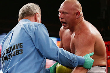 Watts pulled away in obvious distress after engaging.