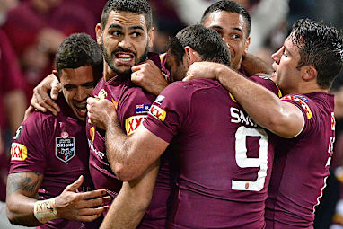 Debutant Dane Gagai set Suncorp alive with the Maroons' opener.