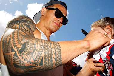 Rugby and league great Sonny Bill Williams boasts one of sport's most admired bodies. (Getty)