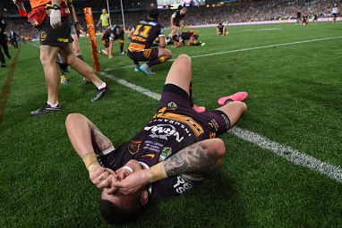 And despair amongst the Broncos. (AAP)