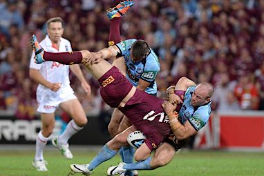 <b>The State of Origin's 100th match couldn't have been scripted much better.</b><br/><br/>New South Wales saw off Queensland in an epic match at Brisbane's Suncorp Stadium that was punctuated by drama from the opening salvos.<br/><br/>While the Maroons face the rest of the series without Cooper Cronk, who broke his arm, New South Wales will be sweating on the future of Josh Reynolds who was reported for a dangerous tackle.<br/><br/><a href="http://livescores.ninemsn.com.au/matches/nrl/match32867.html"><b>Match stats:</b> QLD v NSW</a><br/><a href="http://www.jump-in.com.au/show/state-of-origin/#/show/state-of-origin/#/show/state-of-origin/"><b>9jumpin:</b> Origin video</a></p><br/><br/><br/><br/>