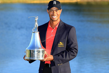 Woods is also an avid skier. (Getty)