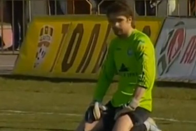 <p>A goalkeeper in Belarus has gifted his opponents two goals after a bizarre double blunder in the opening match of the season.</p><br/><p>BATE Borisov's Latvian custodian Germans Malins made two unforgiveable gaffes as he first palmed the ball into his own net before failing to control a back-pass, gifting an opposing Shakhtyor striker an easy tap-in to secure a 2-0 win. </p><br/><p>Malins' calamitous errors have been compared to some of the worst goalkeeping mistakes of all time. Is it the worst you have ever seen?</p><br/>