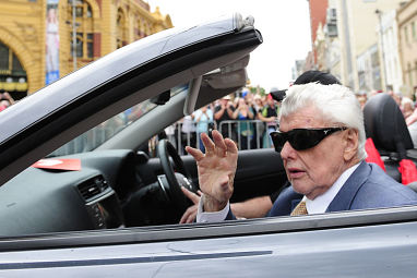 Bart was a feature of the annual Melbourne Cup parade.