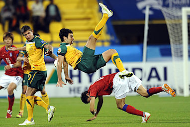 Confederation giants, South Korea, provided a tougher challenge in the next match.
