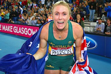 She won the award after defending her Commonwealth Games 100m hurdles title.