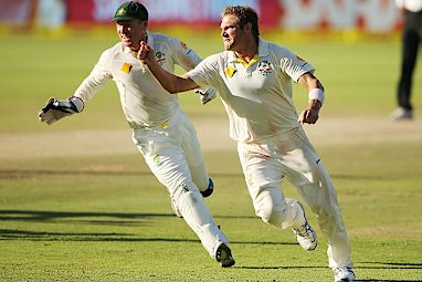 But it was Harris the match-winner, with a late burst giving Australia the win.