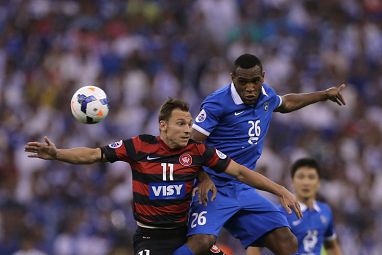 There were few chances for the Wanderers attackers. (AAP)