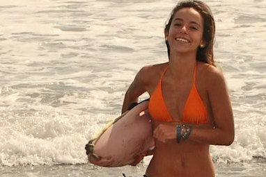 Fellow United star Javier Hernandez's partner Lety Sahagun.