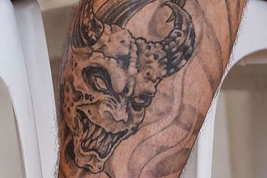 They're a common sight on the field, but not so the 'elephant tatt'. (Getty)
