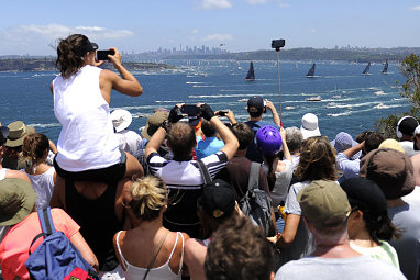 The start to the Sydney to Hobart is one of sport's great spectacles.