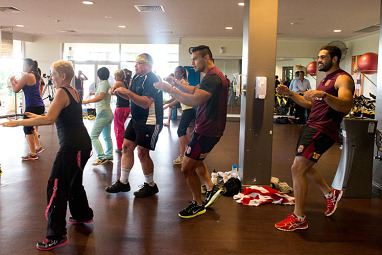 It added a touch of variety, not to mention fun, to the Origin camp. (AAP)