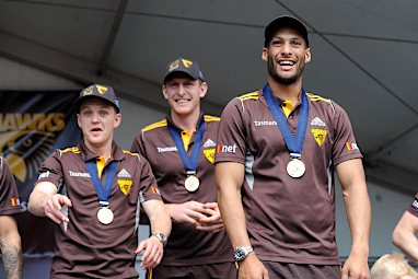 The players were all smiles as they lapped up the adoration.