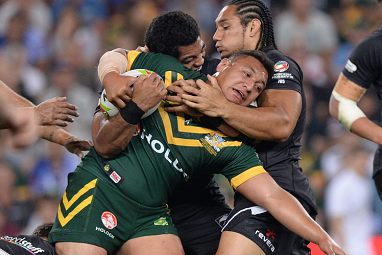 Kangaroos prop Josh Papalii.