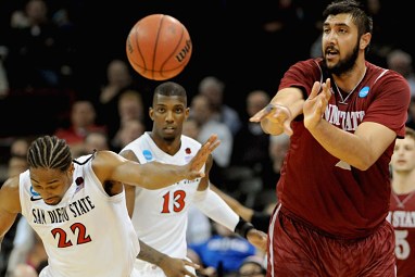 He averaged 10.2 points, 7.2 rebounds, one assist and 2.9 blocks.