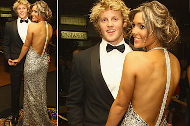 Belinda Riverson with Rory Sloane in 2011.