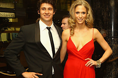 Rayne Embley with husband Andrew Embley in 2011.