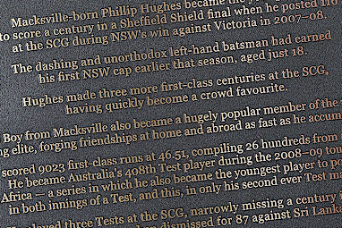Hughes scored four first-class centuries at the famous ground.