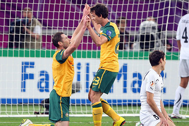 In the semi-final, the Socceroos hammered Uzbekistan.