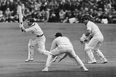 Spinner Jim Laker took 9/37 as Australia were dismissed for 84 in the Fourth Test in 1956.