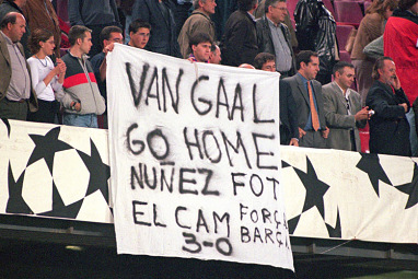 His time at Barcelona was not as successful, sacked during his second stint at the club.