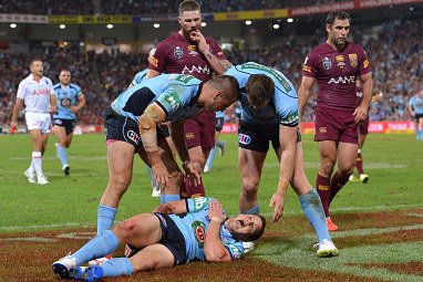 <b>Queensland and NSW as well as a host of NRL clubs have been left to count the cost of a brutal Origin opener. </b><br/><br/>Maroons halfback Cooper Cronk was the first star to suffer an injury after breaking his arm in the 10th minute, while skipper Cameron Smith sustained ankle ligament damage.<br/><br/>The Blues were not spared with Brett Morris dislocating his shoulder, brother, Josh, suffering a suspected knee ligament tear and captain Paul Gallen sustaining a neck injury. Anthony Watmough also suffered a suspected torn bicep. <br/><br/>Click through to re-live the brutality and the bravery of the fierce Origin opener. <br/><br/><br/><br/><br/>