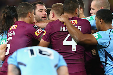 The Blues' pitiful start to the match was compounded by two ugly incidents.