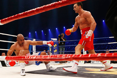 Leapai was knocked down just 60 seconds into the bout.