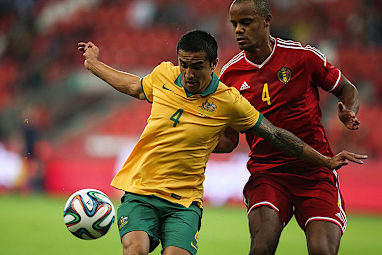 Cahill needs no introduction to fans after his heroics at last year's World Cup.