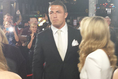 Sam Burgess finished third in the count. (Instagram)