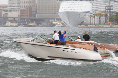 But it's unsure if their sea legs kept them steady or not.