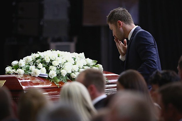 Michael Clarke bids his "brother" one final goodbye.