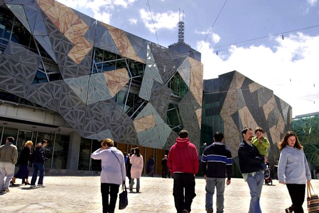 Federation Square in Melbourne. (AAP)