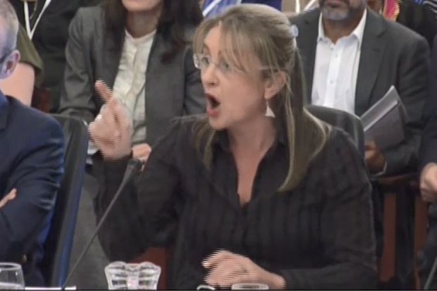 Ms Allan claims threatening posts from the Victorian taxi families group has been prompted by the Liberal Party. 