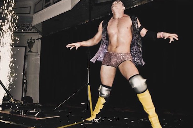 Broderick Shepherd wearing one of his eye-catching outfits.